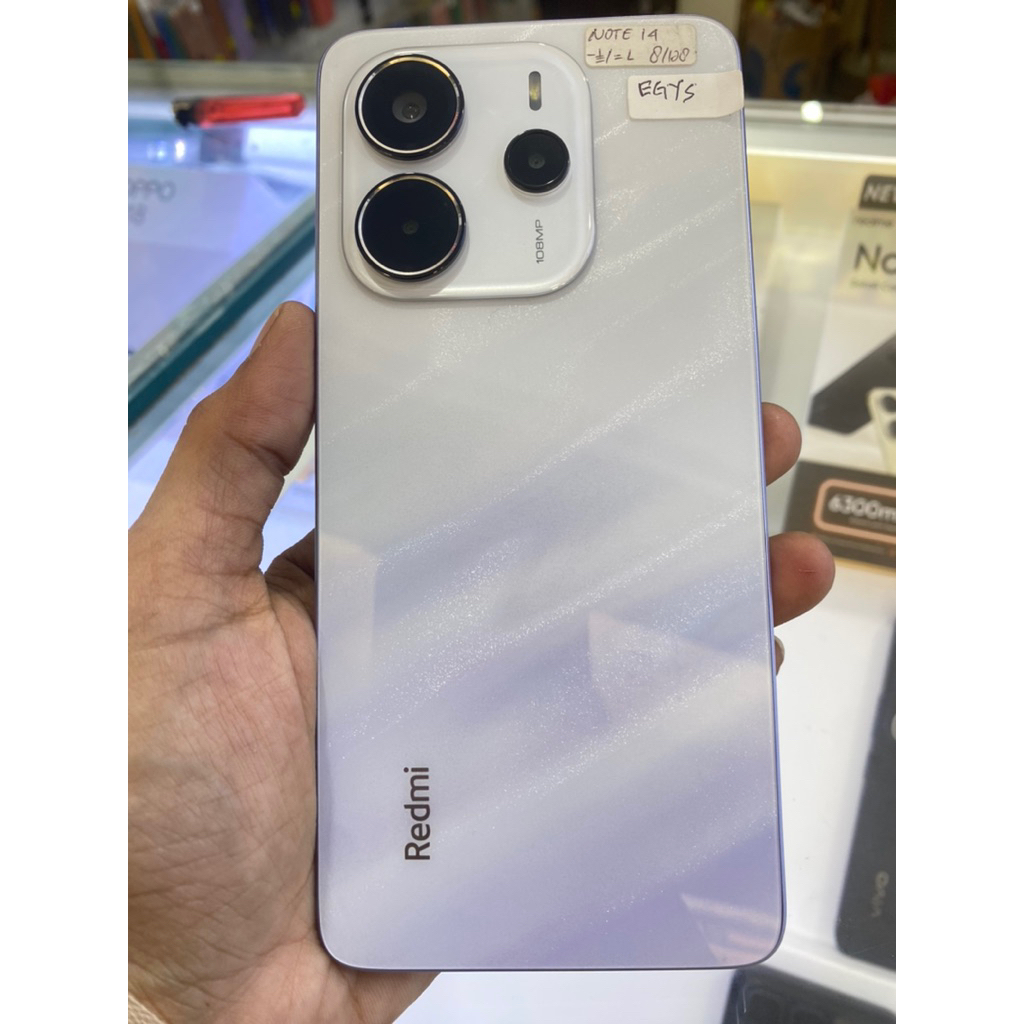 HP REDMI NOt 14 memori 8/128internal SEKEN MULUS sperti baru