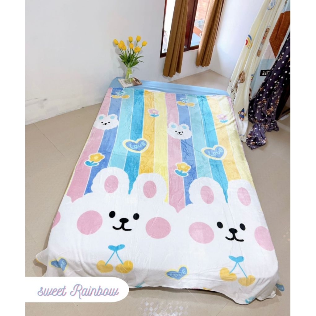 SELIMUT ANAK KARAKTER/ SELIMUT ANAK MOTIF/ SELIMUT BULU/ SELIMUT GRAMASI