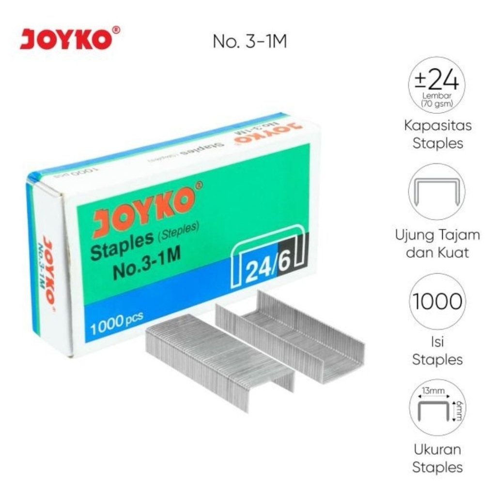 

ISI STAPLES JEPRETAN BESAR JOYKO NO. 3