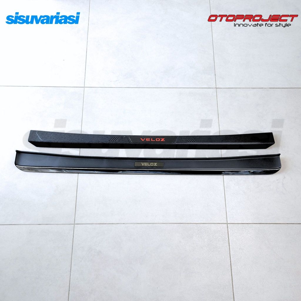 Sillplate Belakang Toyota Veloz 2022–2025 Otoproject | Rear Scuff Plate Aksesoris Mobil