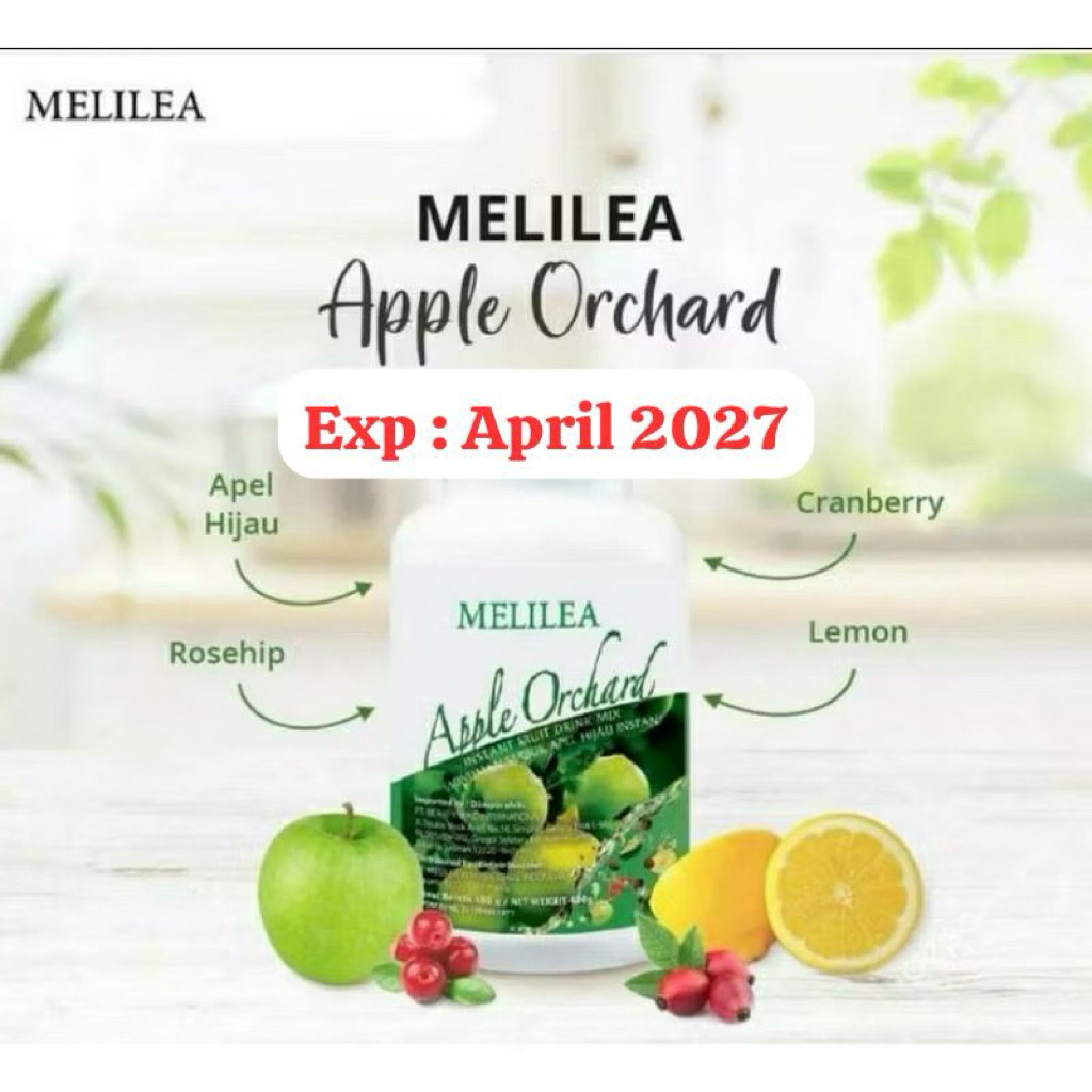 

( COD ) APPLE ORCHARD MELILEA | Serbuk Minuman Apel Hijau Instan