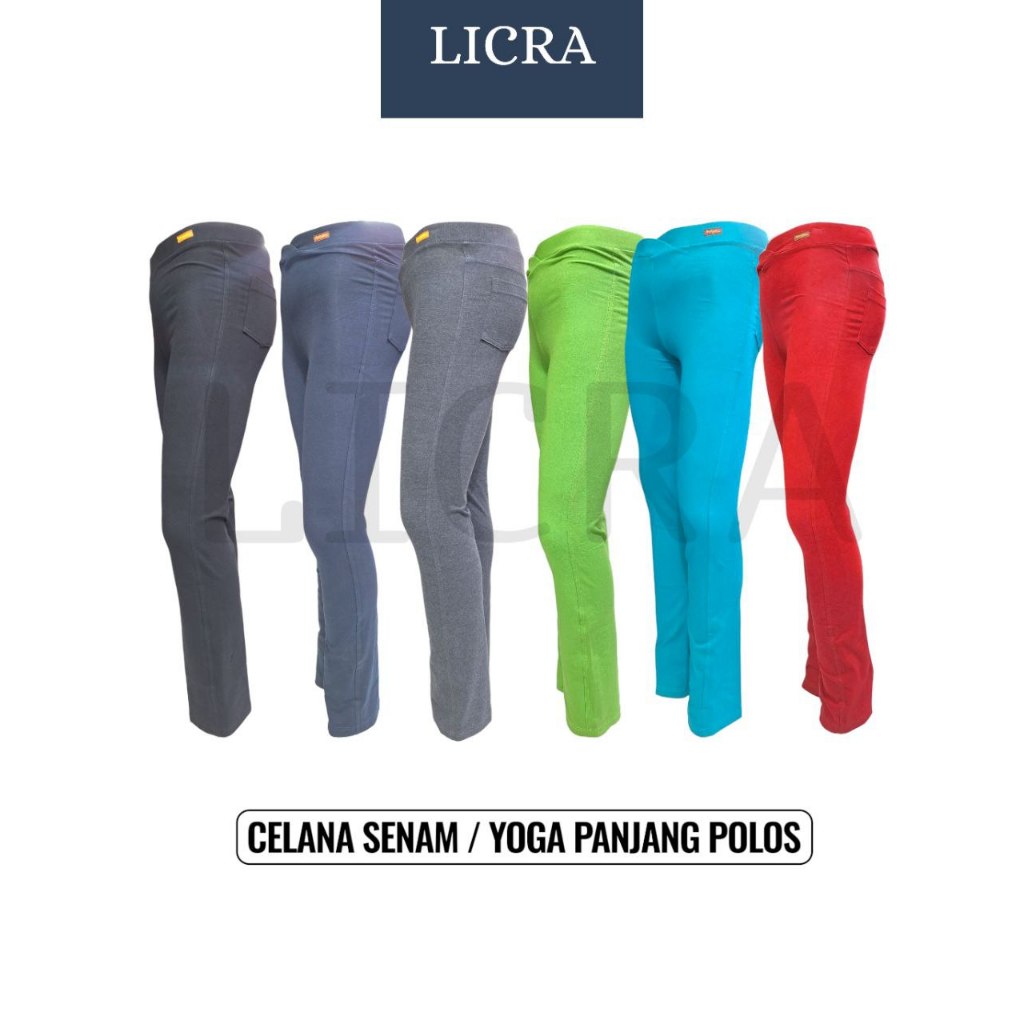 LICRA Celana Yoga / Senam Aerobic Wanita Remaja-Dewasa LY008