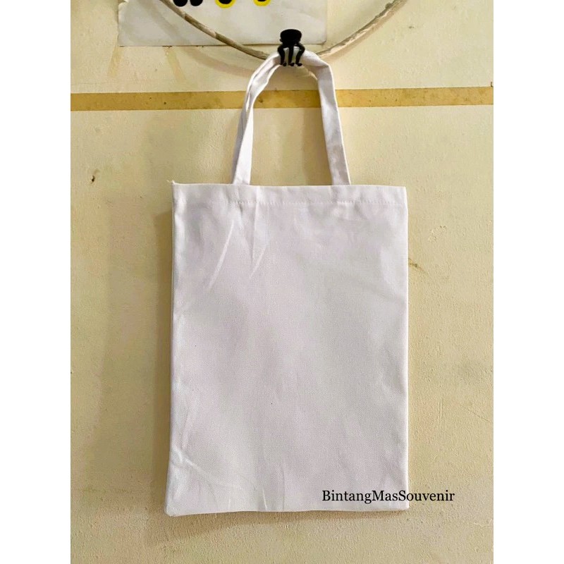 tas blacu totebag blacu (polos)/ kanvas / souvenir tas 30x40cm