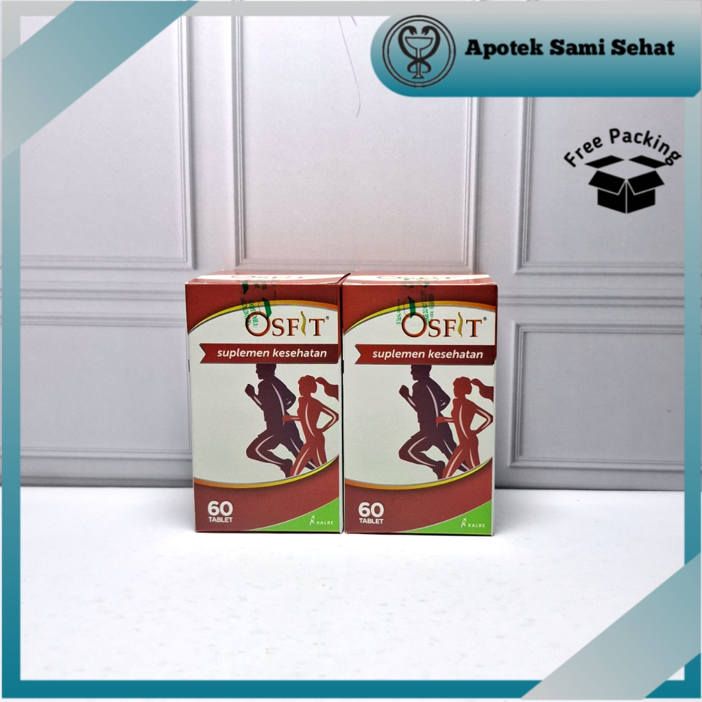 2 BOTOL OSFIT Tablet 1 Botol Isi 60 Tablet (suplemen kesehatan tulang)