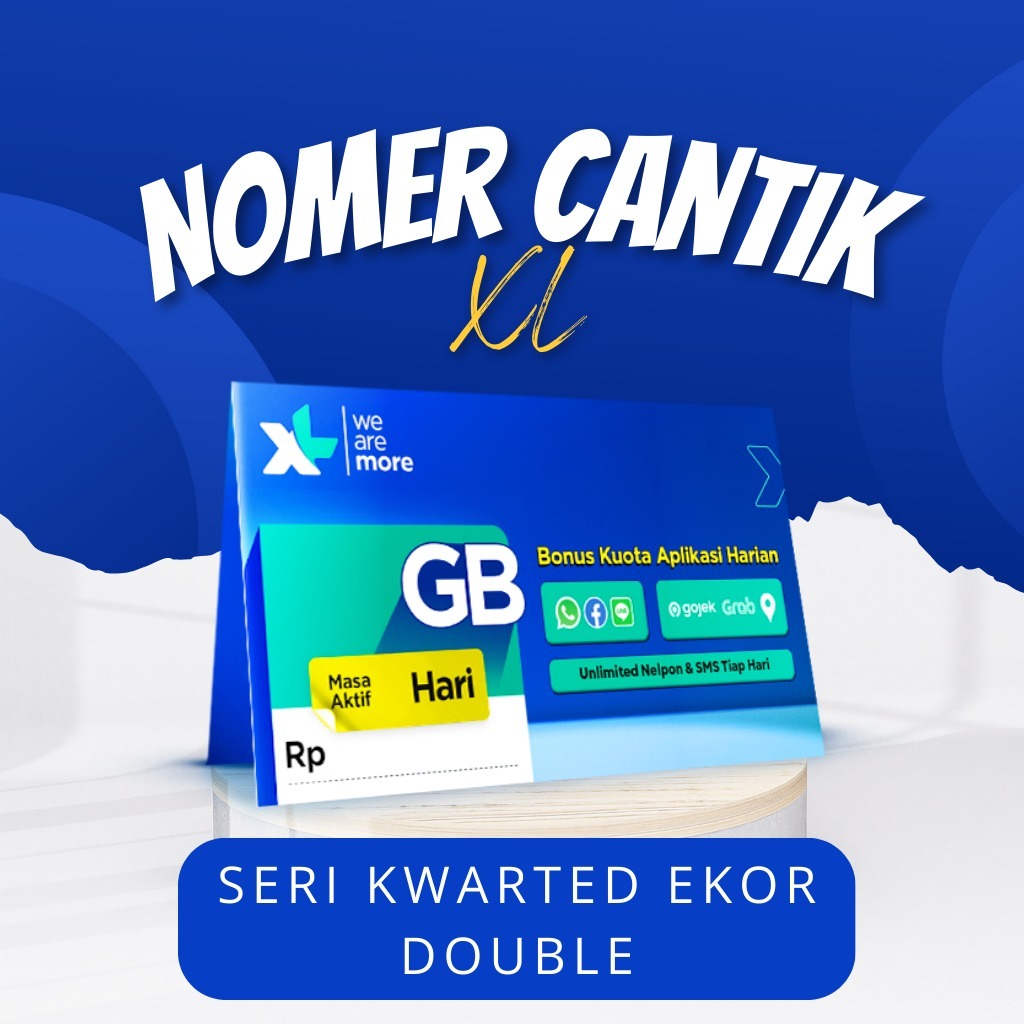 PERDANA XL NOMOR CANTIK SERI KWARTED 9999