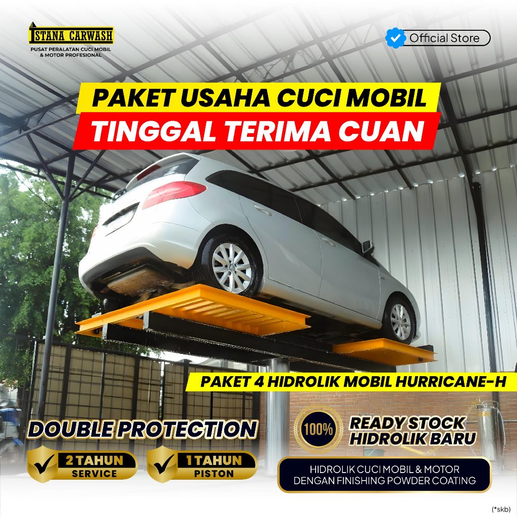 Paket Peralatan Cucian Mobil Hidrolik “4 HIDROLIK” MBH-401 IKAME