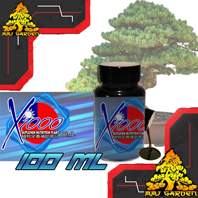 MMJ GARDEN-Pupuk Vitamin X-1000 Premium Nutrisi Tanaman Anti Stress Kualitas Import