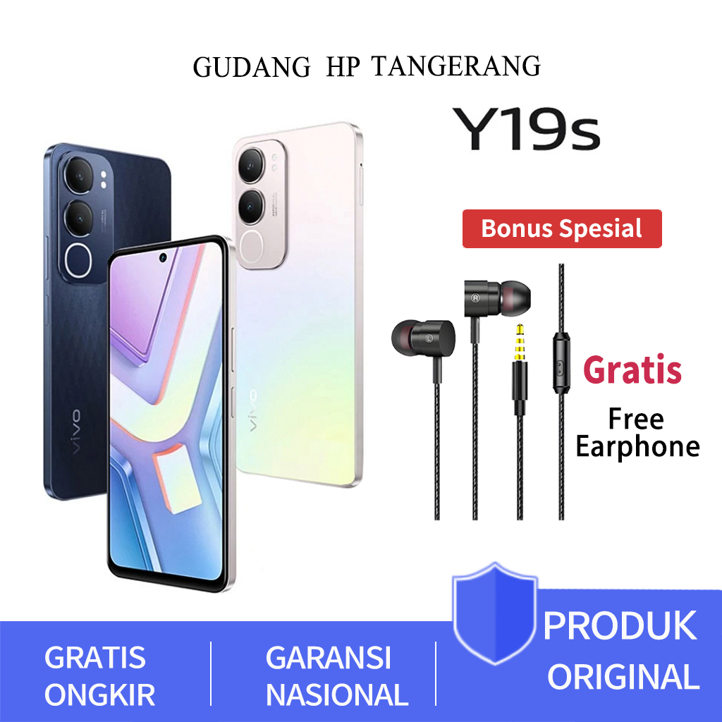 vivo Y19S 50 MP AI Camera, 5500mAh+15W FlashCharge, SGS Drop Resistance, IP64 Dust Waterproof, Dual 