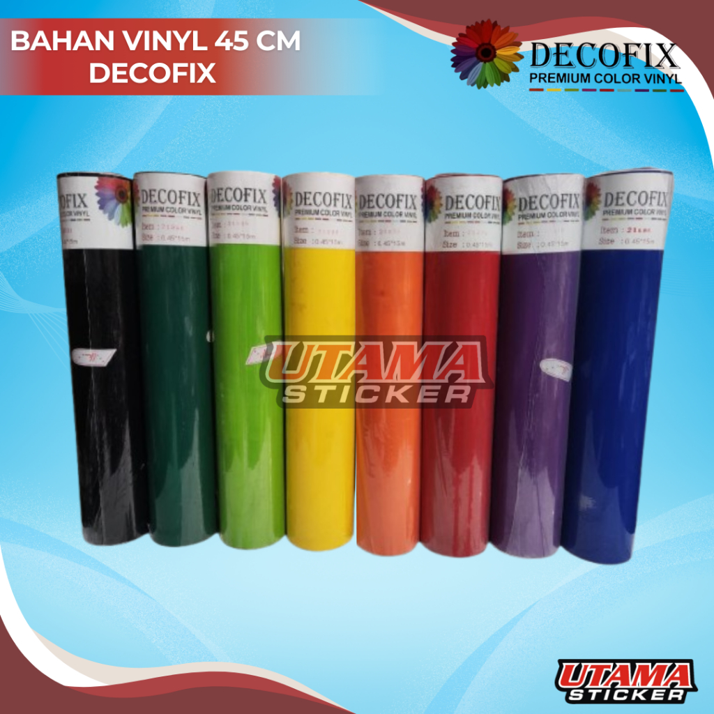 Stiker Vinil Decofix Glossy Premium - [Per-Roll]