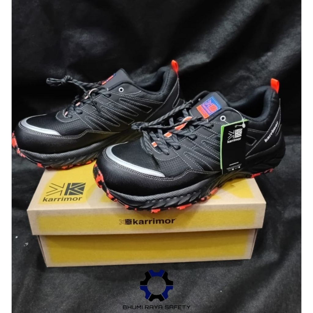 SEPATU SAFETY KARRIMOR SOL MERAH / SAFETY SHOES KARRIMOR INDOOR/OUTDOOR