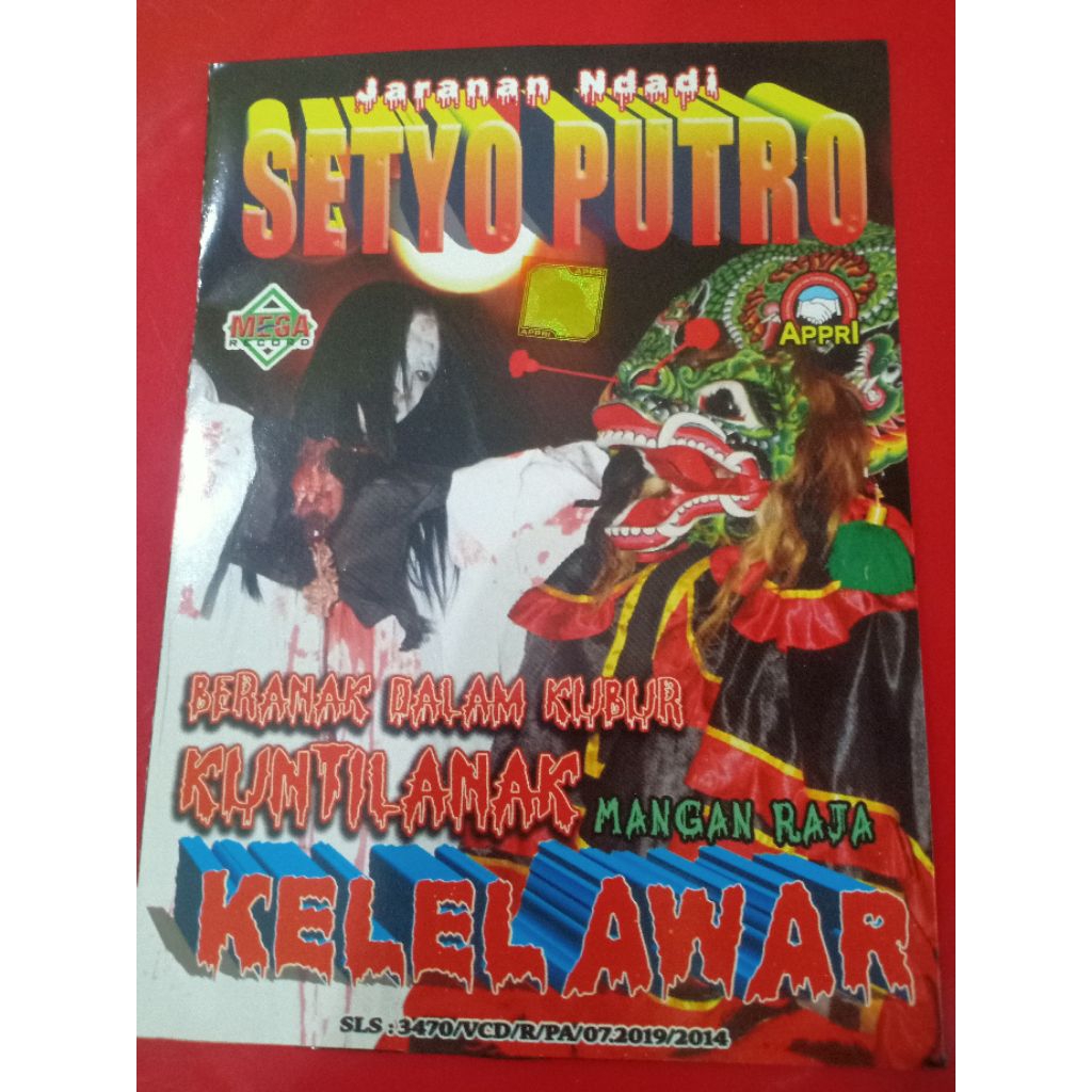 VCD JARANAN SETYO PUTRO MANGAN RAJA KELELAWAR