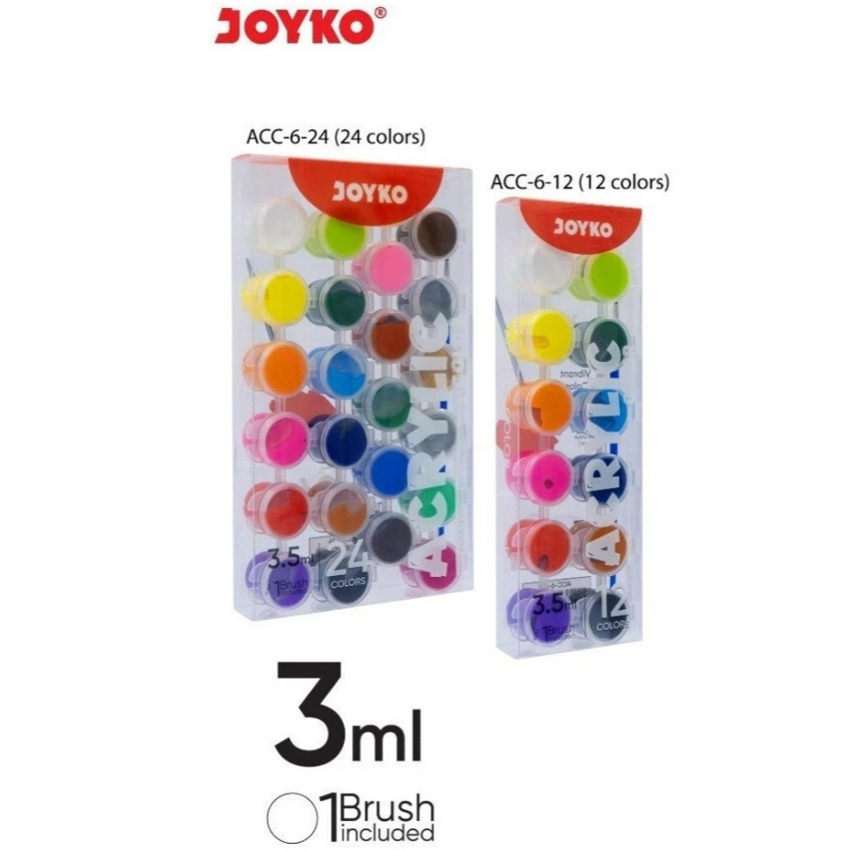 

Joyko cat akrilik/acrylic paint ACC-6-12 cat akrilik