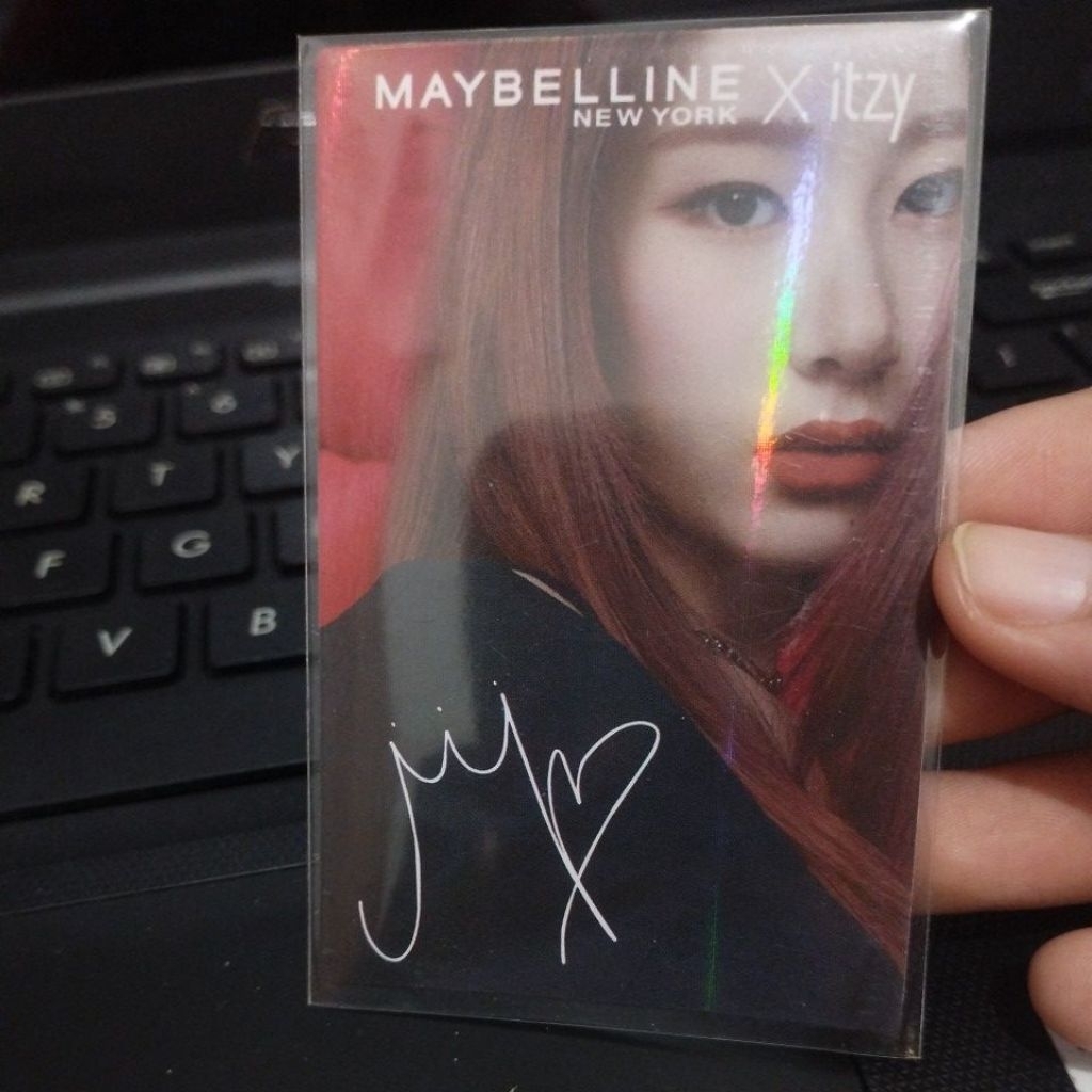MAYBELLINE CHAERYOUNG ITZY PC PHOTOCARD
