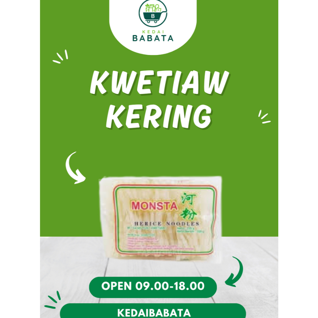 

Kwetiaw Herice Noodles 220 Gr Mie Instant / Mi Tiaw Kedai Babata Padang
