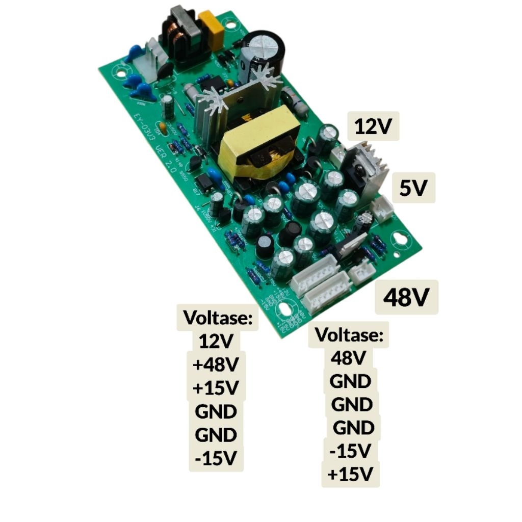 POWER SUPLAY MIXER ASHLEY EY-03V3 VER-2.0