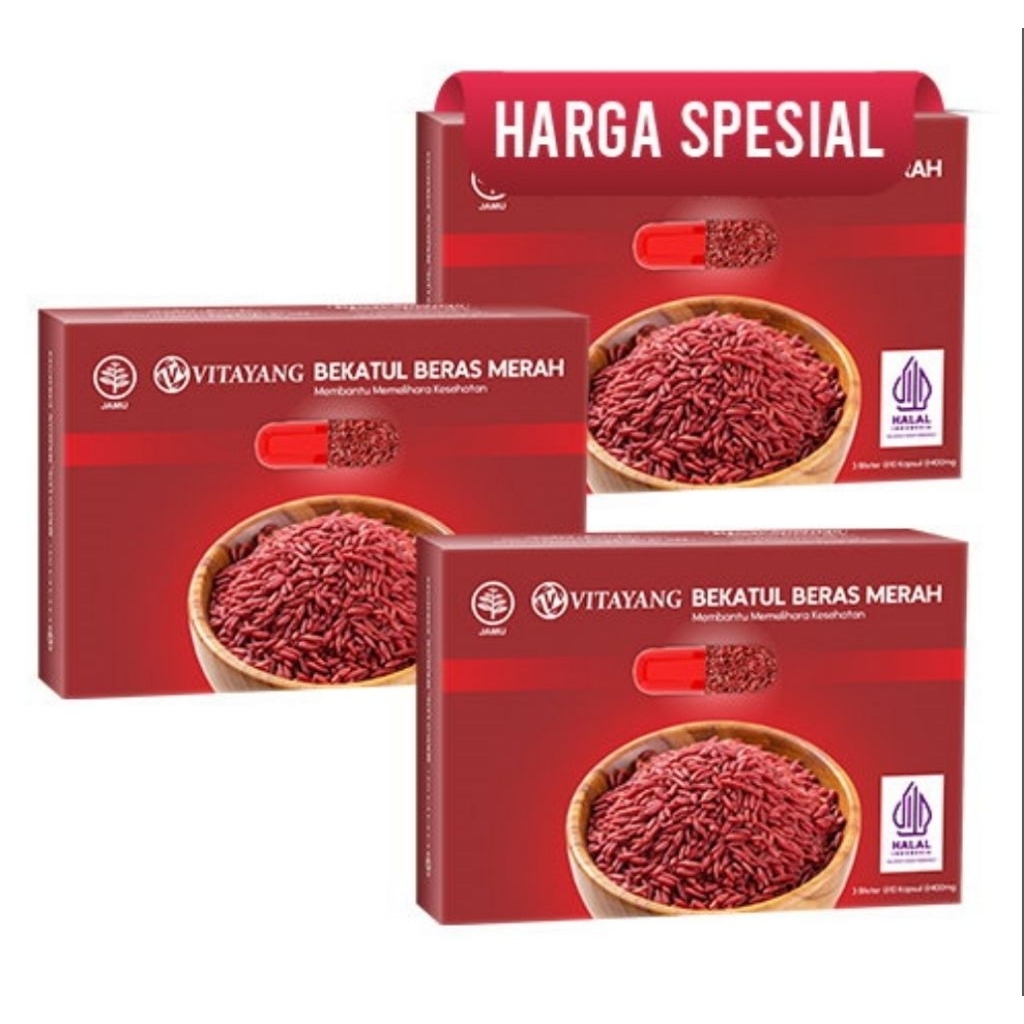

Paket 3 Bekatul Beras Merah
