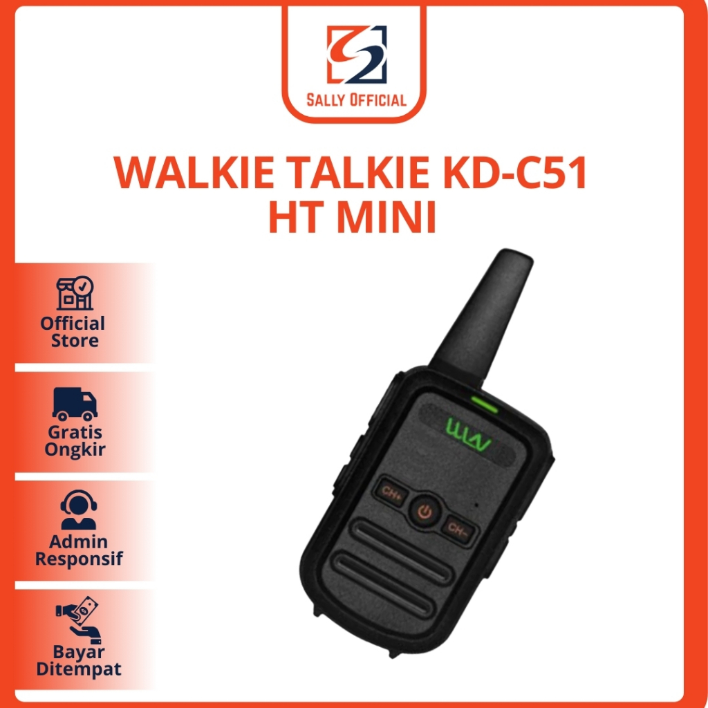 Walkie Talkie WLN HT Mini  Two-Way Radio KD-C51 Walkie talkie mini