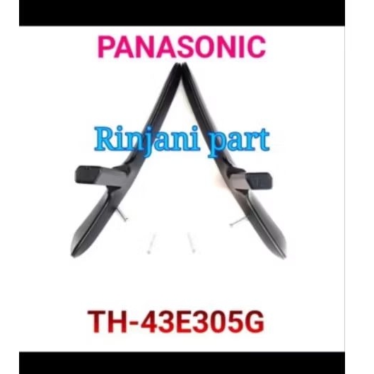 STAND KAKI TV PANASONIC TH-43E305G BEKAS NORMAL