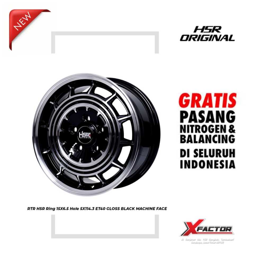 VELG MOBIL R15 HSR RTR HSR R15X6.5 H 5X114,3 ET40 GBMF