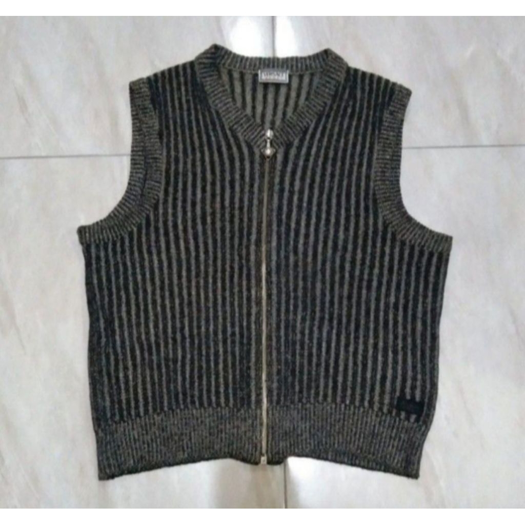 VERSACE SPORT VEST KNIT FULL ZIPER RARE VINTAGE ORIGINAL ITALIA