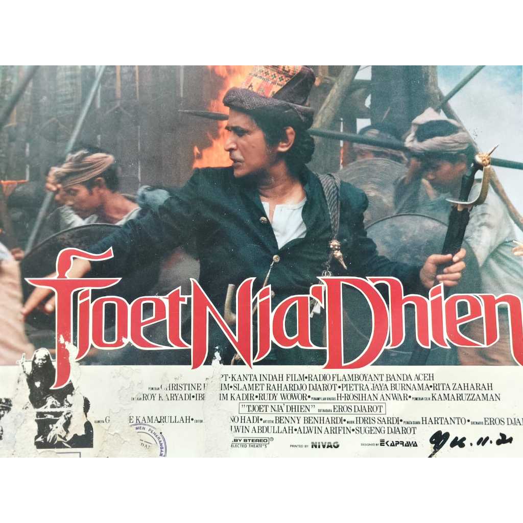 POSTER LOBBY CARD BIOSKOP JADUL CUT NIA DHIEN SLAMET RAHARDJO