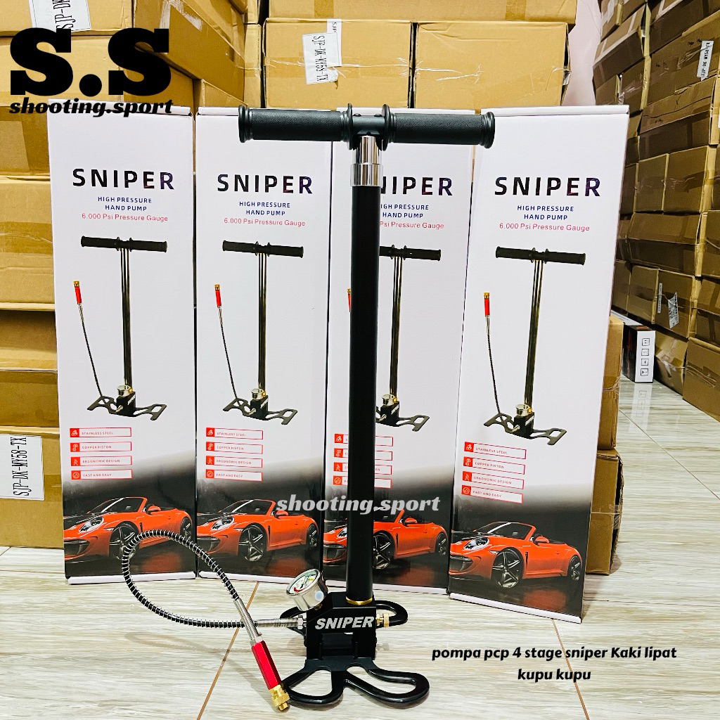 pompa pcp 4 stage 6000 psi sniper hitam,pompa pcp 6000 psi sniper