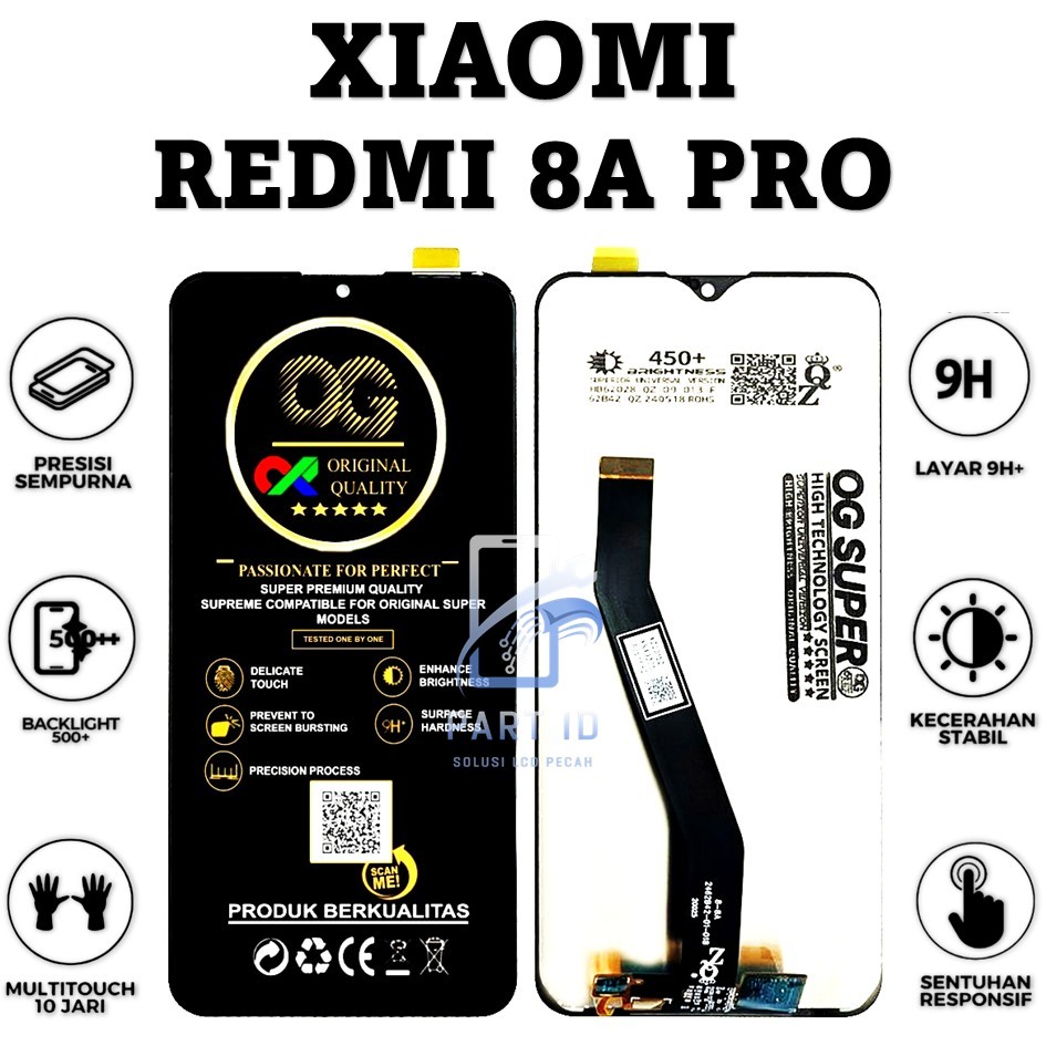 LCD TOUCHSCREEN XIAOMI REDMI 8A PRO FULLSET ORIGINAL 100%