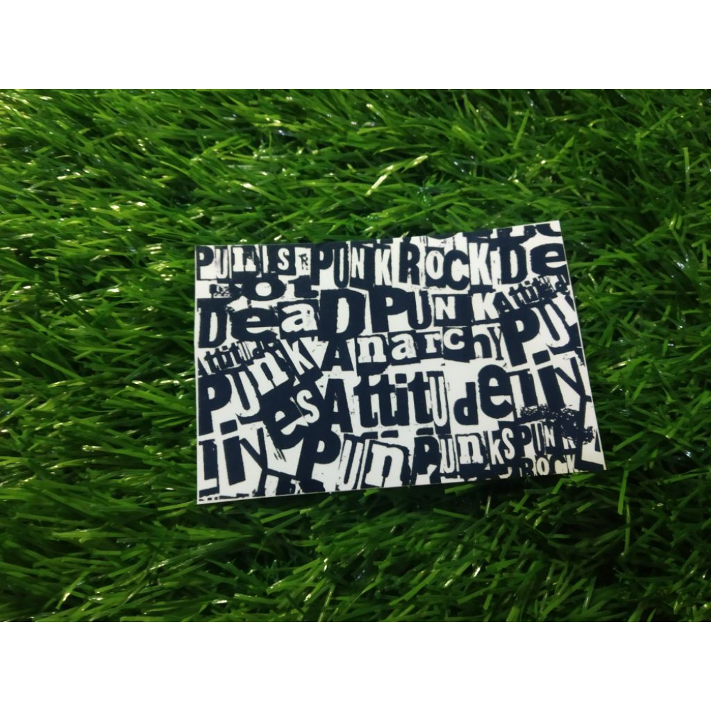 

stiker vinyl punk