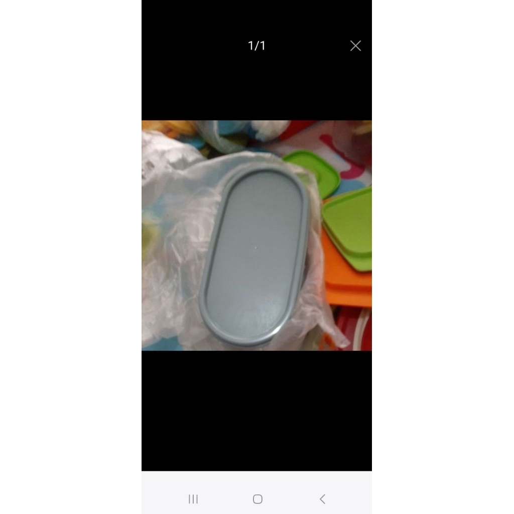 BARU TUTUP SAJA OVAL TUPPERWARE