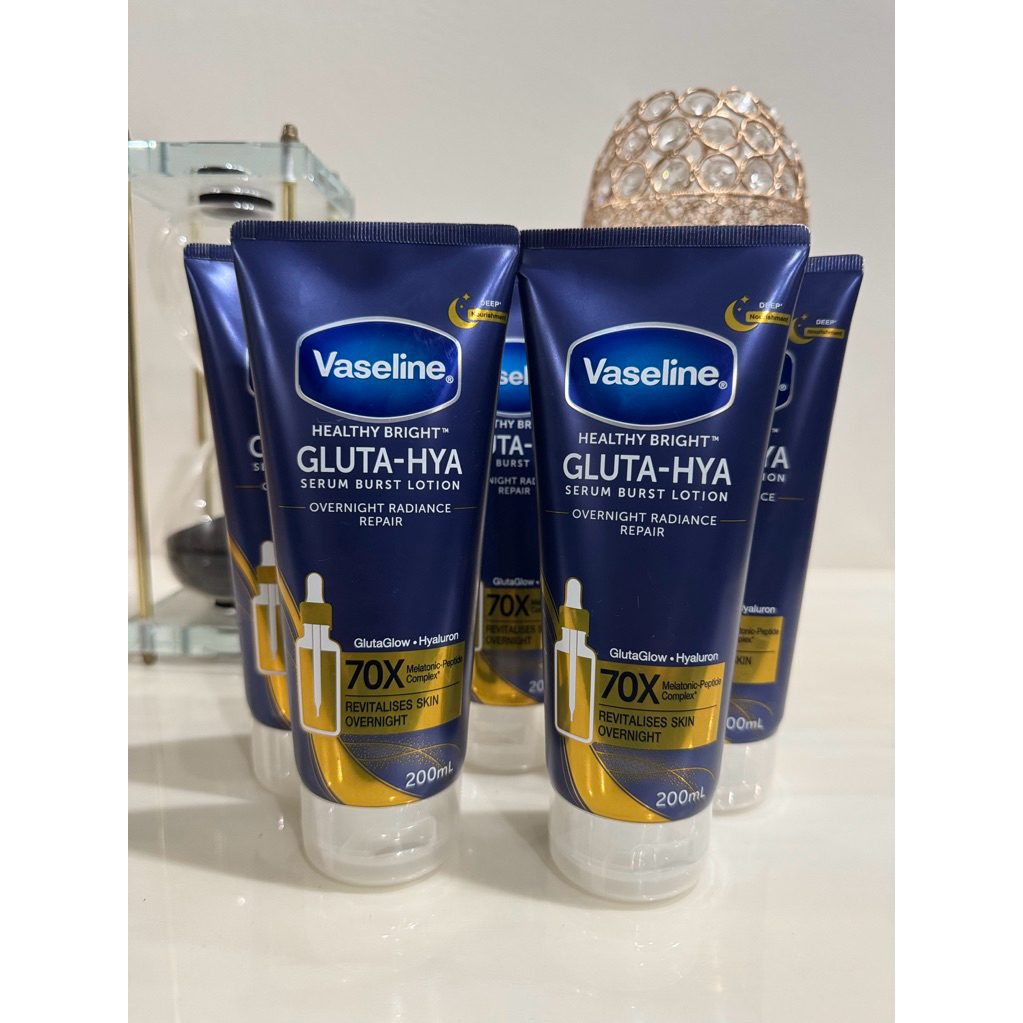 vaseline gluta hya overnight