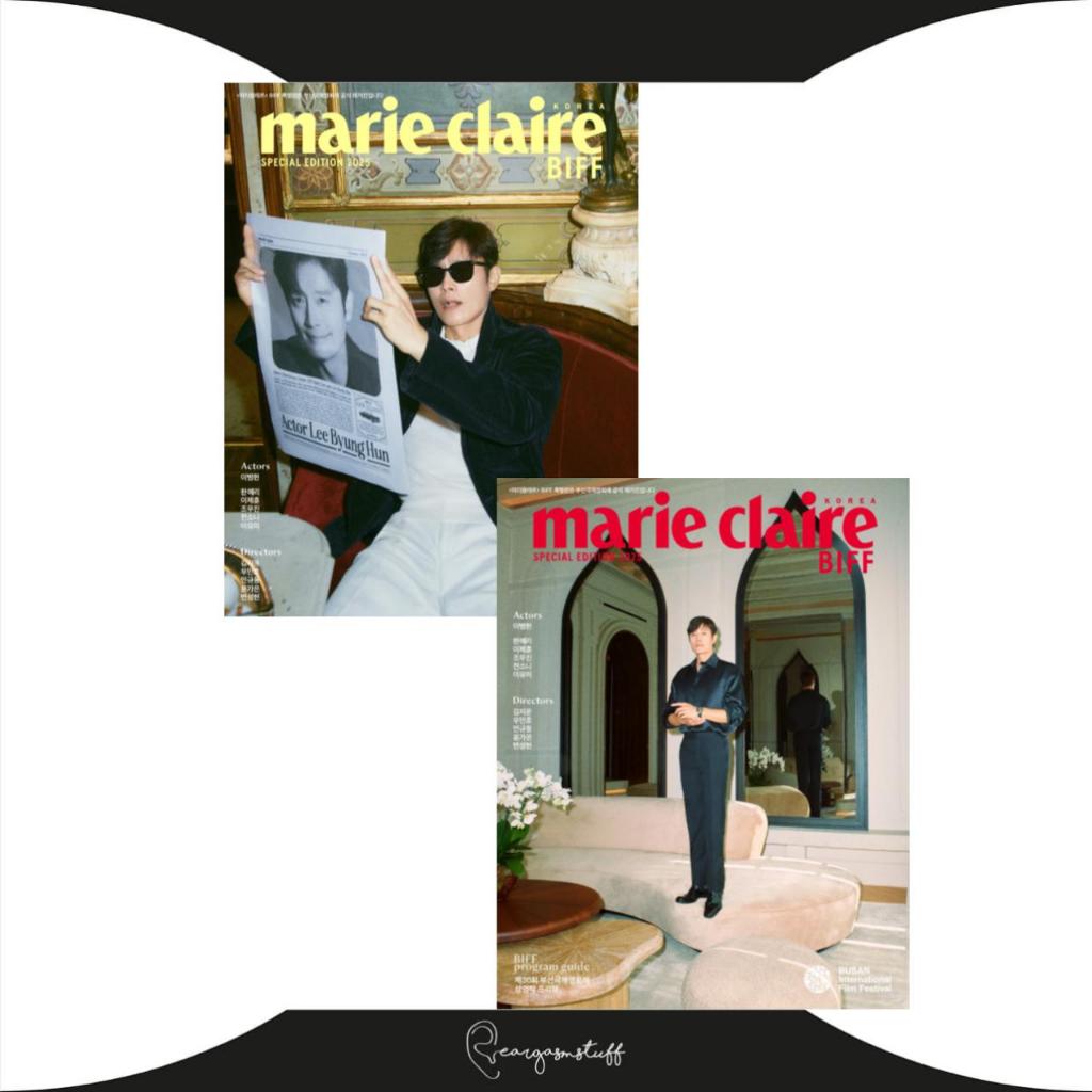 (PLSN) MARIE CLAIRE SPECIAL EDITION KOREA MAGAZINE OCTOBER 2025 LEE BYUNGHUN / HAN YERI / LEE JEHOON