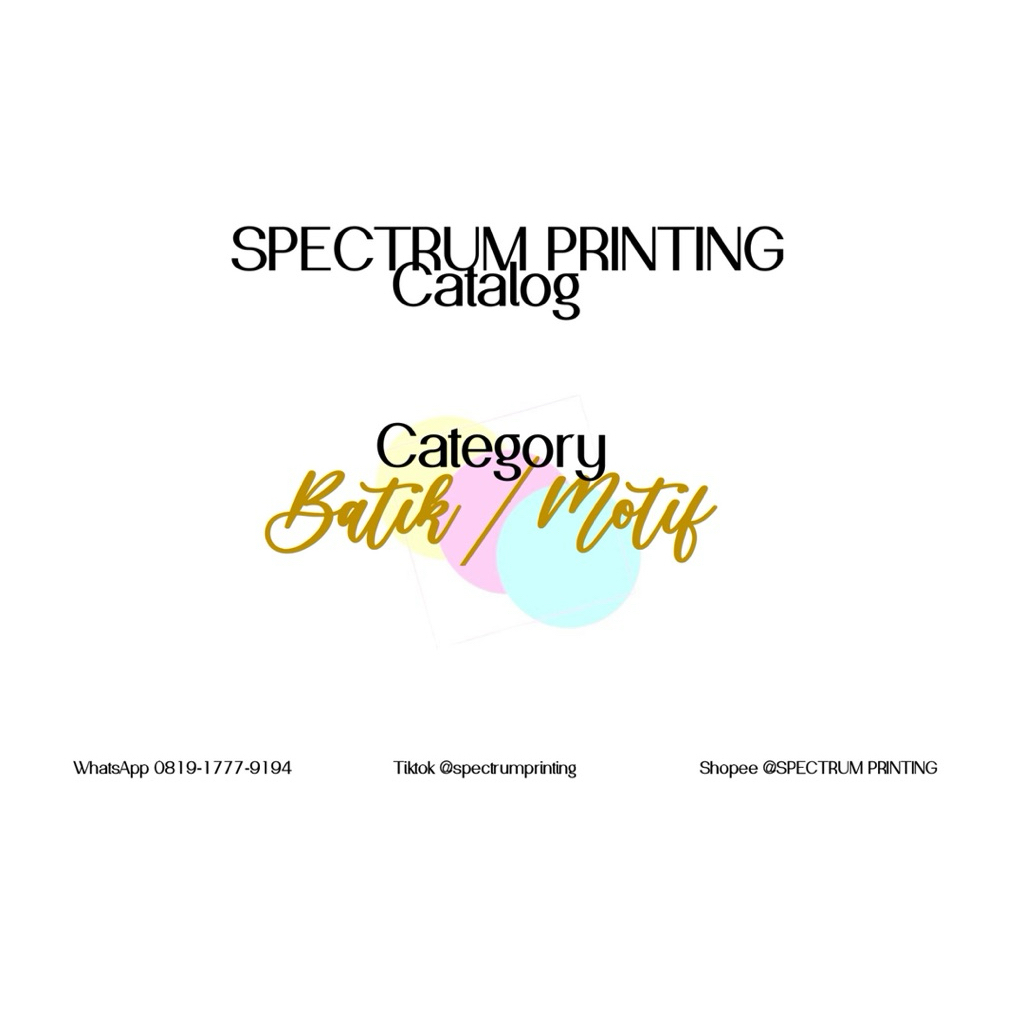 CUSTOM AMPLOP NAMA MOTIF BATIK ISI 100 PCS