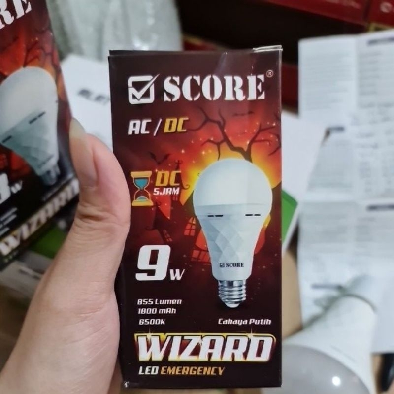 Magic Lamp SCORE WIZARD / Lampu emergency Led ajaib bohlam lampu listrik