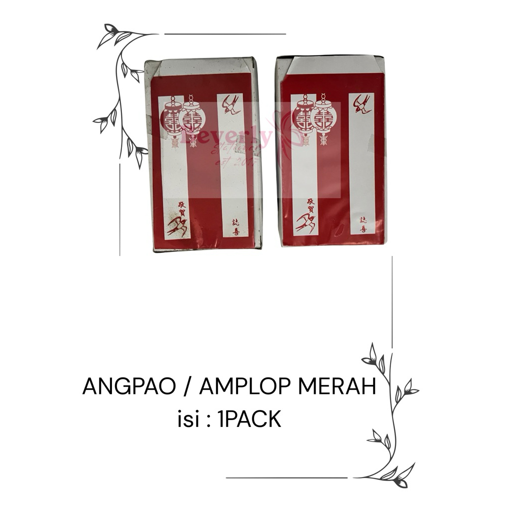 ANGPAO MERAH PUTIH / HONGBAO / AMPLOP MERAH