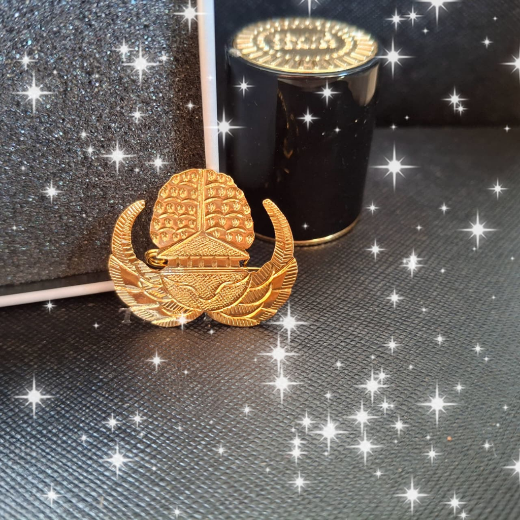 Lencana Korpri Premium PNS PIN Korpri ASN Lapis Emas Anti Luntur