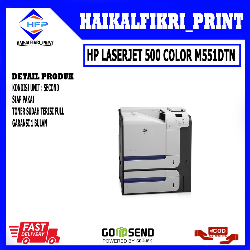 Printer Hp Laserjet Pro 500 M551 Laser Color M551 M551DTN