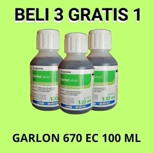 [ BELI 3 GRATIS 1 ] GARLON 670 EC Racun Pohon Kayu / Garlon Racun Kayu 100ml.