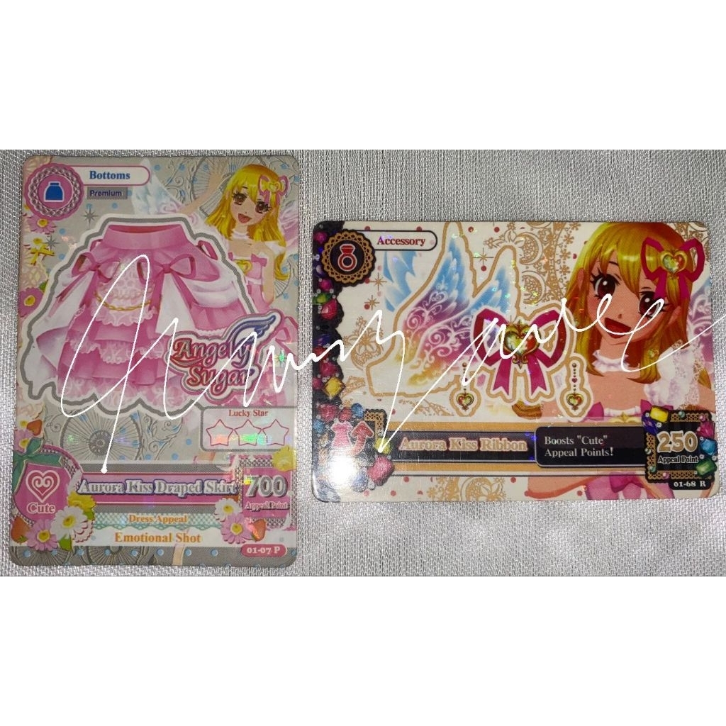 Kartu Aikatsu Card Palsu Premium Ichigo Hoshimiya Ichigo Versi VER 1 Aurora Kiss AUKISS
