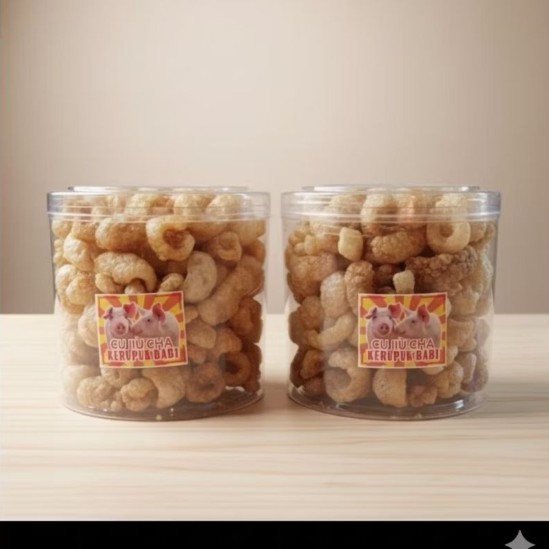 kerupuk kulit babi / kerupuk kulit babi / kerupuk B2 / cu jiu cha