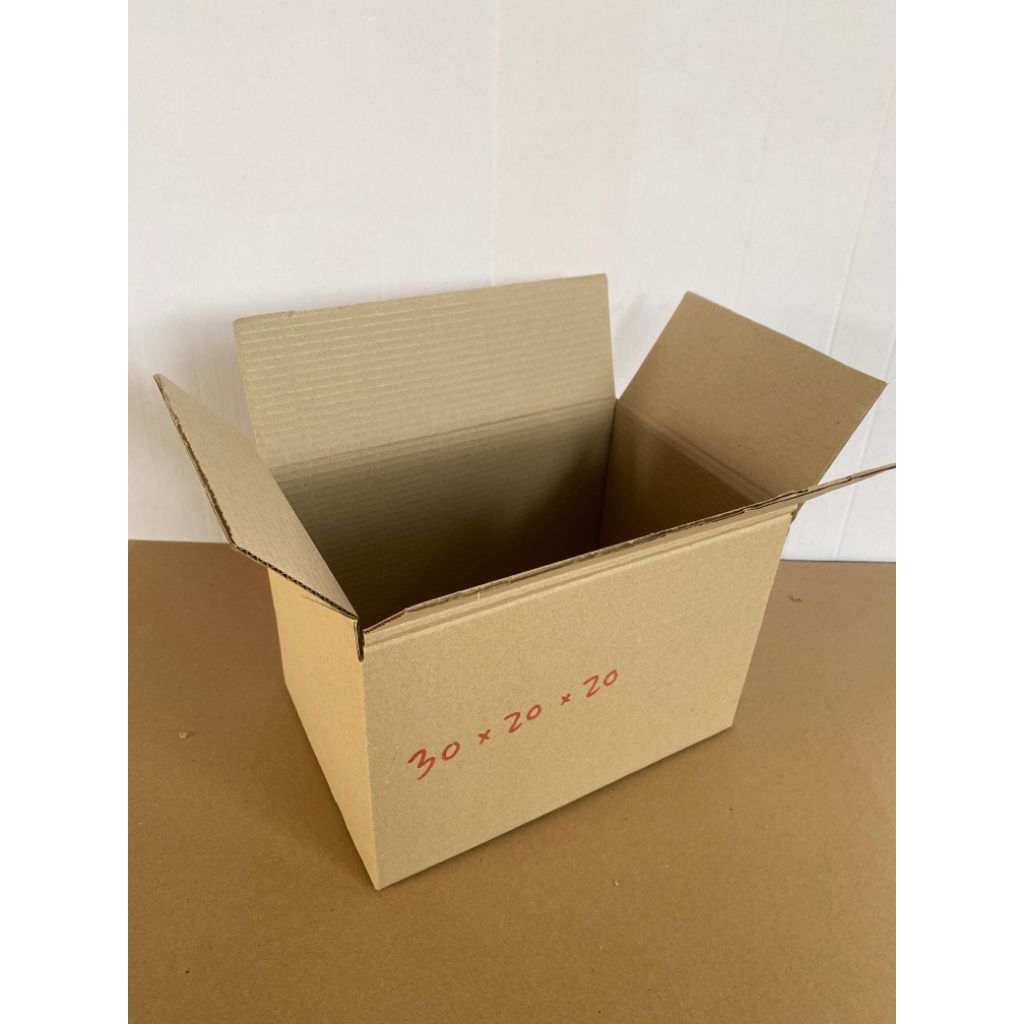 

kardus uk 30x20x20cm polos baru 1ply