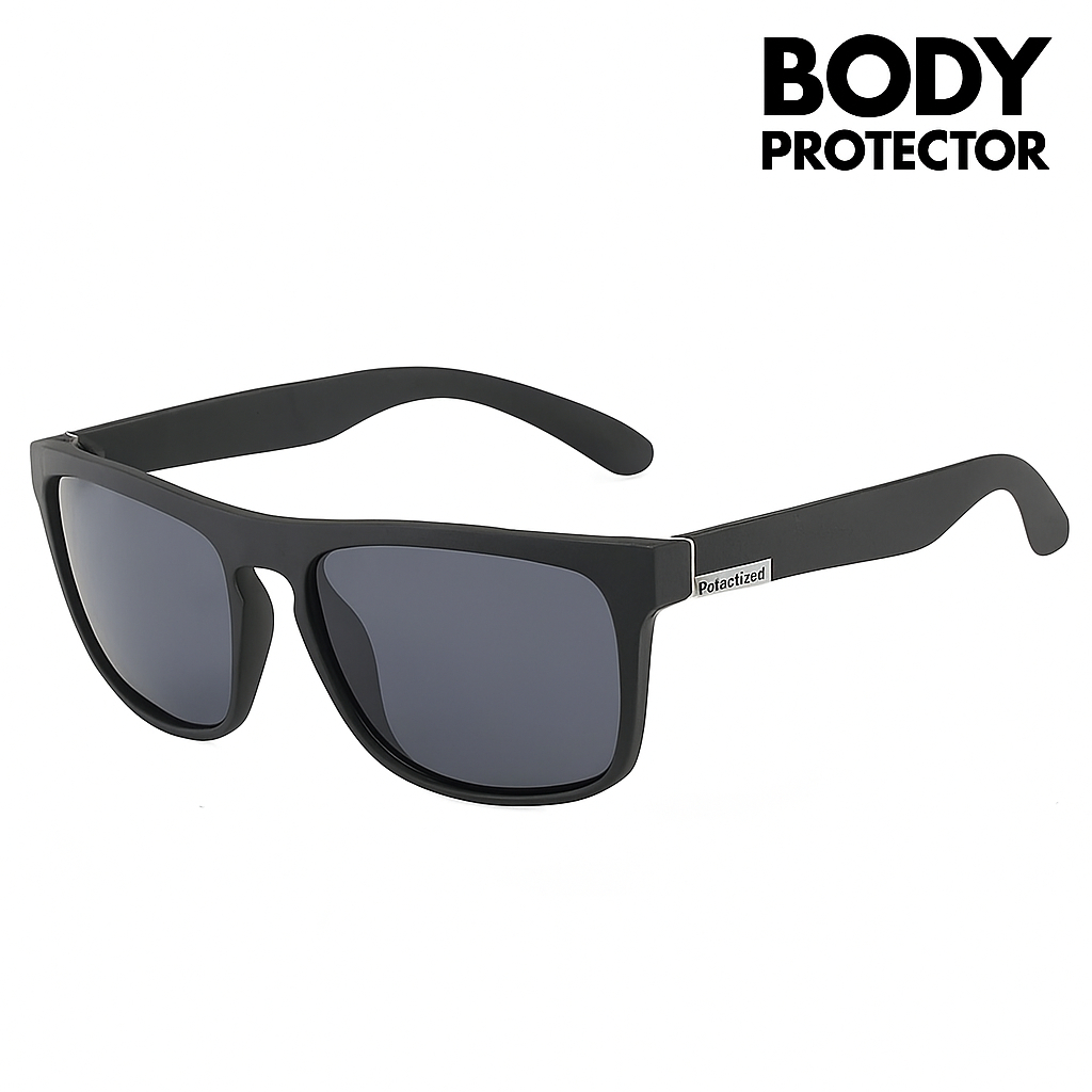 Kacamata Polarized Retro Kacamata Hitam Olahraga Bersepeda Pria Wanita