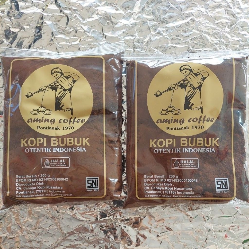 Kopi Aming 200 Gram Asli Pontianak Original