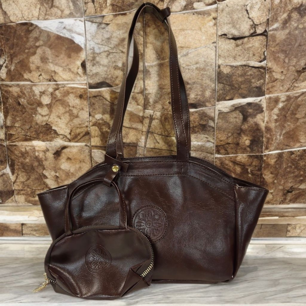 Tote bag Wanita Terbaru Shoulderbag Tas Kulit Glosy free tas kecil