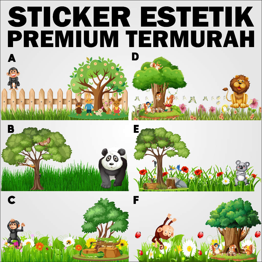 

Wallpapper Hiasan Dinding Pepohonan / Stiker Viral / Tahan Air Tahan Panas / Hiasan Dinding
