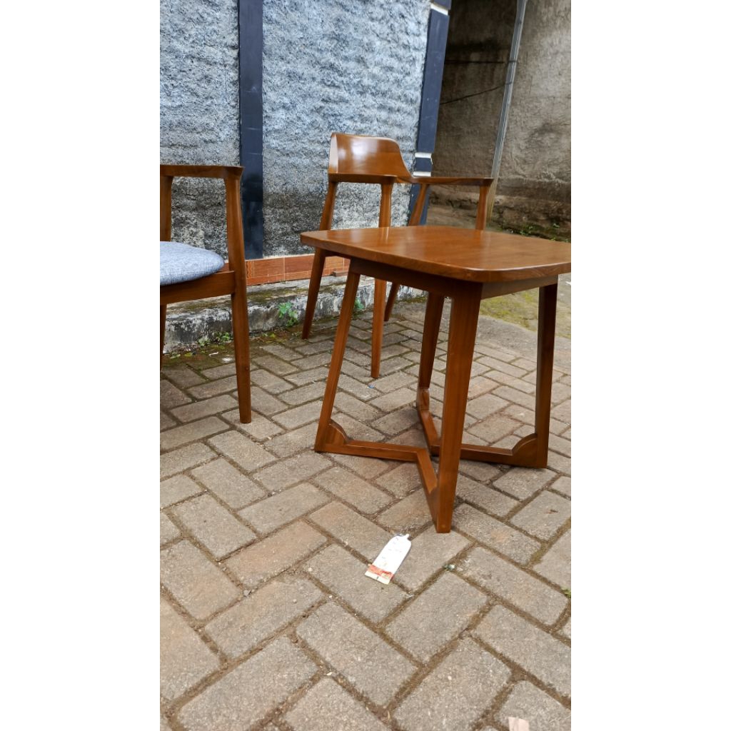 kursi teras minimalis / kursi teras kayu jati / kursi kayu jati