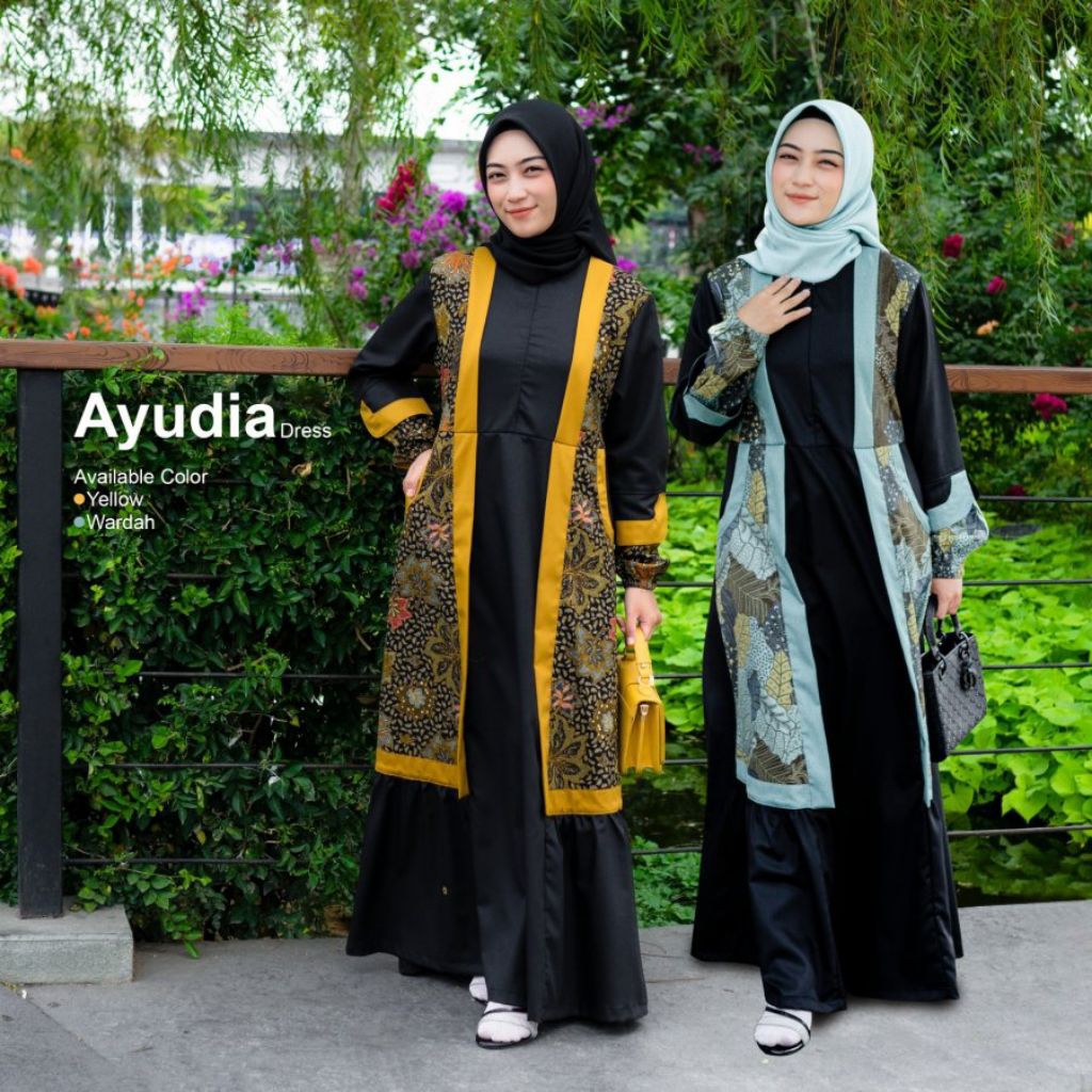 ENDOMODA AYUDIA GAMIS MUSLIMAH CASUAL TERLARIS ORIGINAL