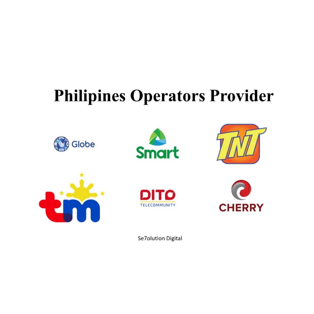 Pulsa Prepaid Isi Ulang Elektrik DITO, TM, TNT, Smartbro, Cherry Mobile, Smart, Globe Telecom Philip