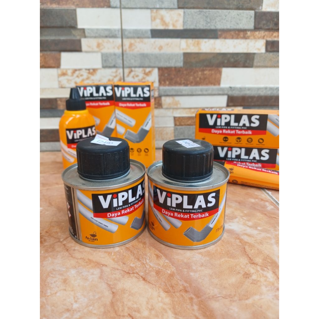 lem pipa paralon pvc viplas 40 gr 55 gr  100 gr dan 360 gr