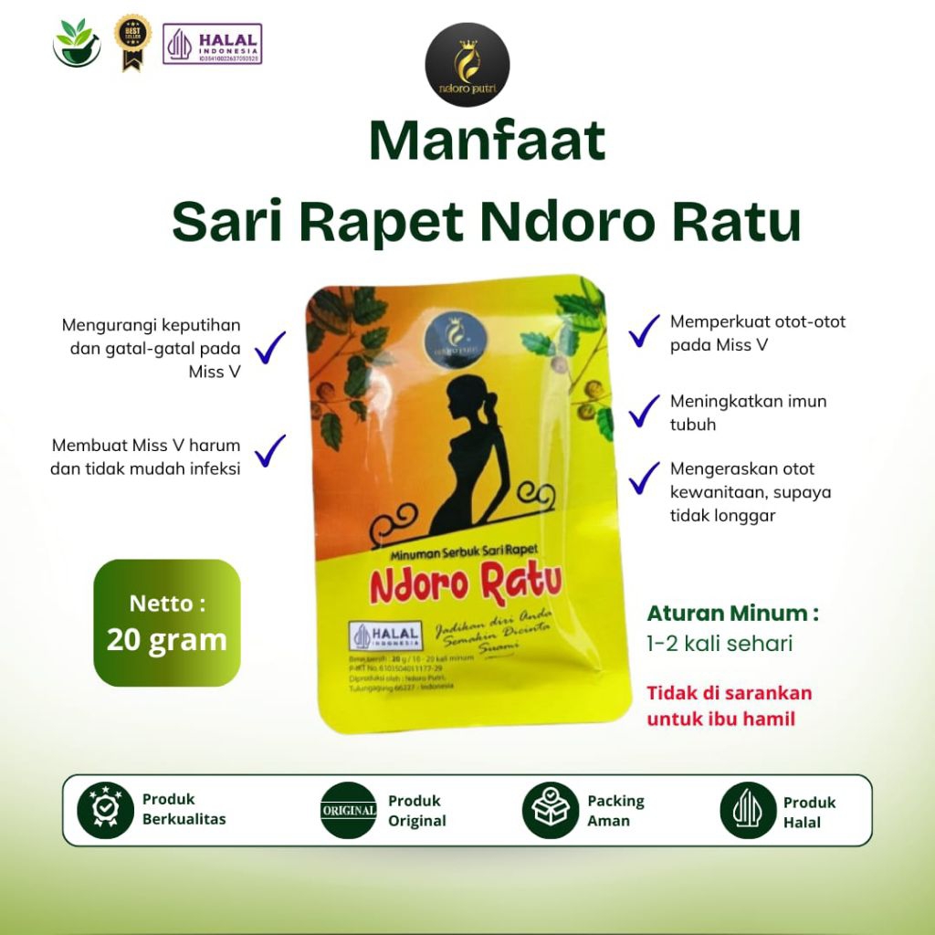 Hemat Pembelian 2 produk Minuman Serbuk Sari Rapet Ndoro Ratu