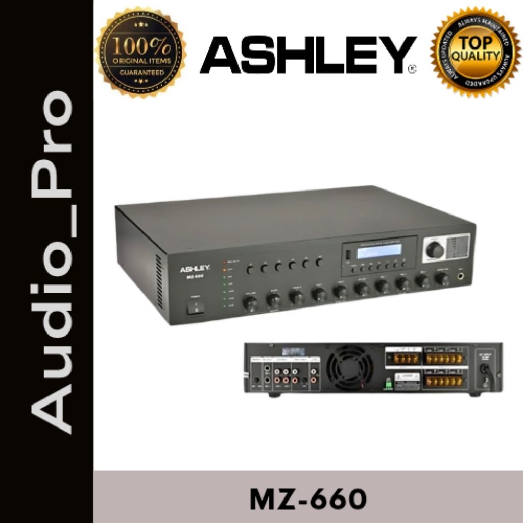 POWER AMPLIFIER ASHLEY MZ660 ORIGINAL / AMPLI POWER ASHLEY MZ660 ORIGINAL